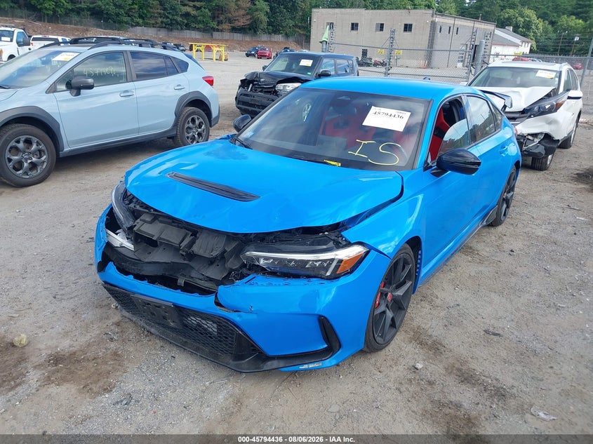 Vin: jhmfl5g46px001953, lot: 46293267, honda civic type r touring 20232