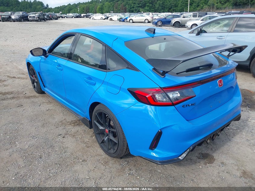Vin: jhmfl5g46px001953, lot: 46293267, honda civic type r touring 20233