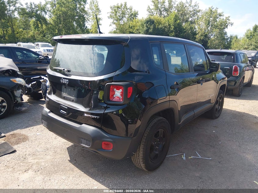 2020 JEEP RENEGADE auction photo 4