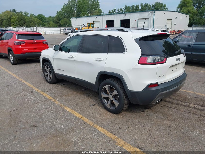 Vin: 1c4pjmdx7kd188408, lot: 46293300, jeep cherokee limited 4x4 20193