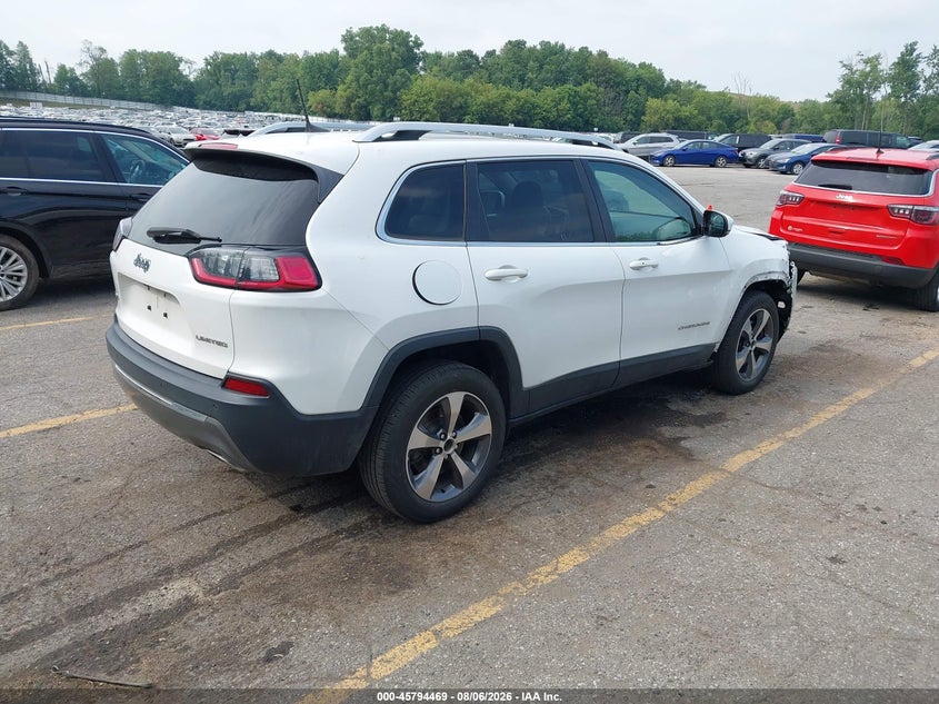 Vin: 1c4pjmdx7kd188408, lot: 46293300, jeep cherokee limited 4x4 20194