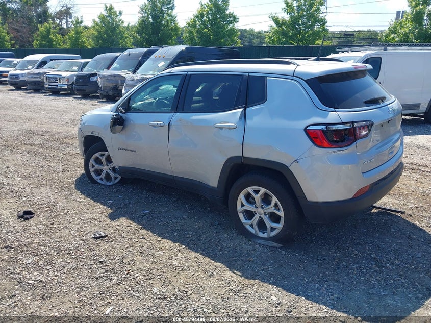 Vin: 3c4njdbn1rt108369, lot: 46293320, jeep compass latitude 4x4 20243