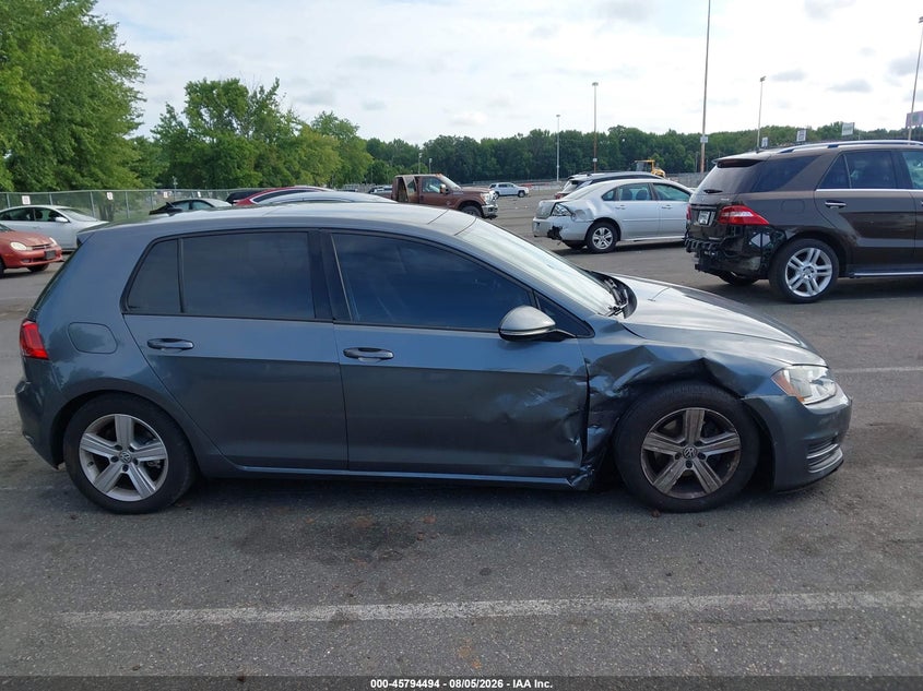 VOLKSWAGEN GOLF 2017 VIN 3VW117AUXHM058800