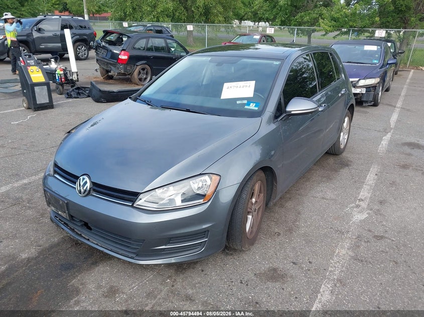 Vin: 3vw117auxhm058800, lot: 46293325, volkswagen golf tsi s 4-door/tsi wolfsburg edition 4-door 20172