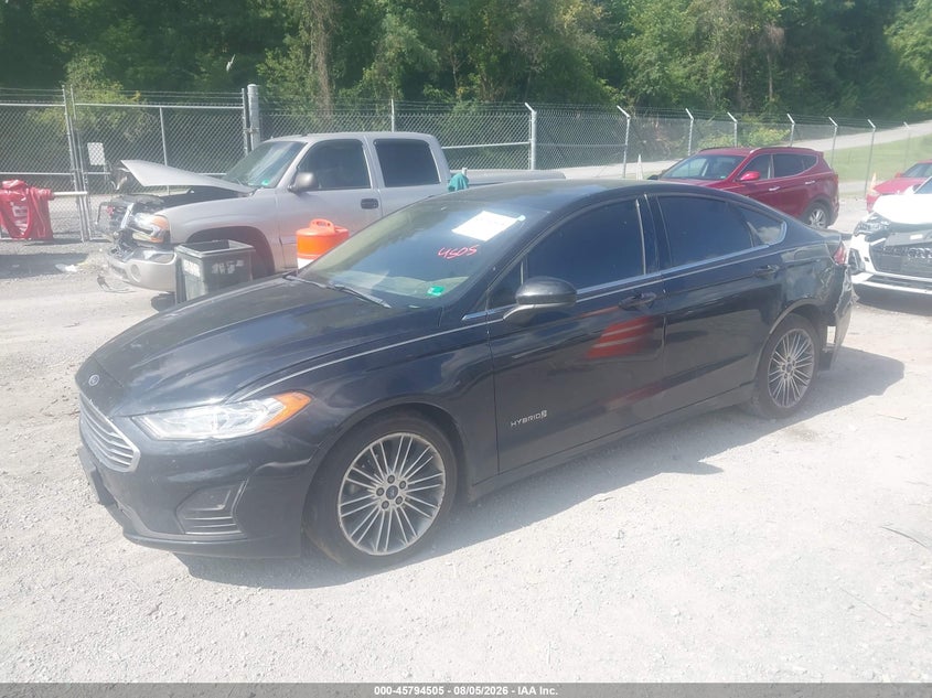 Vin: 3fa6p0luxkr257664, lot: 46293336, ford fusion hybrid se 20192