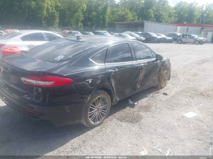 Vin: 3fa6p0luxkr257664, lot: 46293336, ford fusion hybrid se 20194