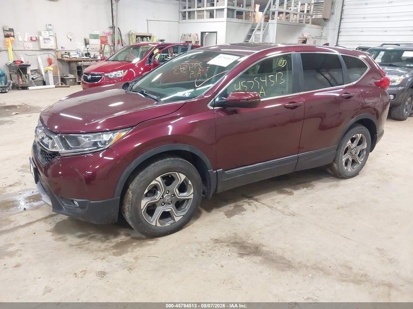 Vin: 5j6rw2h54kl034357, lot: 46293344, honda cr-v ex 20192