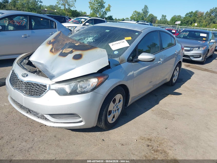 Vin: knafk4a63f5356840, lot: 46293361, kia forte lx 20152
