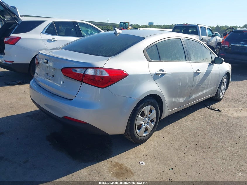 Vin: knafk4a63f5356840, lot: 46293361, kia forte lx 20154