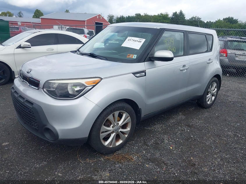 Vin: kndjp3a56f7768593, lot: 46293371, kia soul + 20152