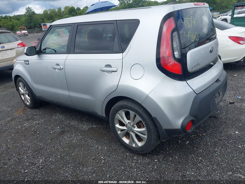 Vin: kndjp3a56f7768593, lot: 46293371, kia soul + 20153