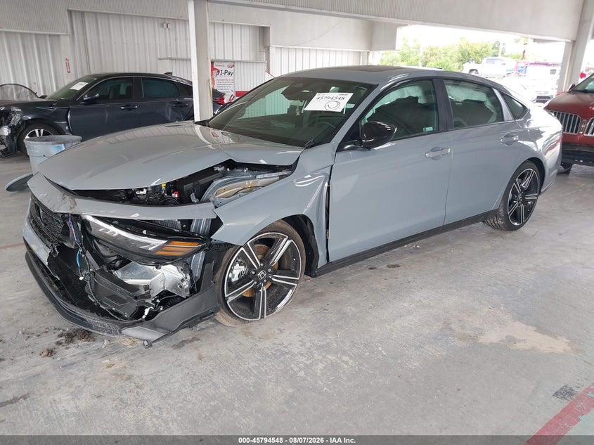Vin: 1hgcy2f5xta030403, lot: 46293379, honda accord hybrid sport 20262