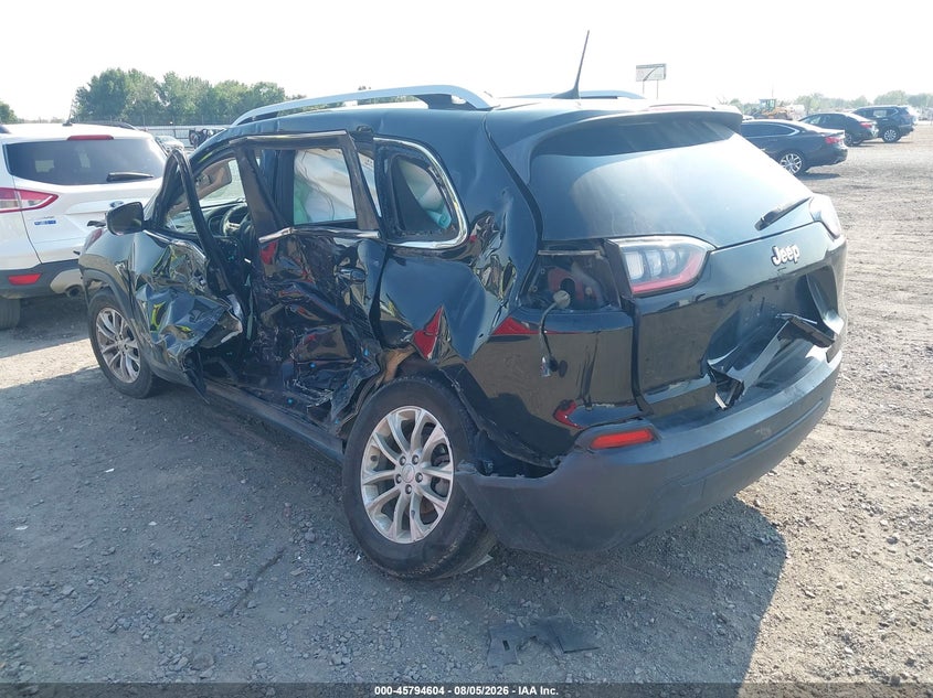 Vin: 1c4pjlcbxkd428342, lot: 46293435, jeep cherokee latitude fwd 20193