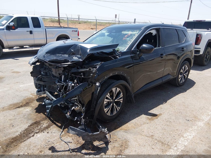 Vin: 5n1bt3ba6pc768819, lot: 46293438, nissan rogue sv fwd 20232