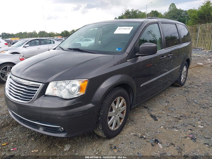 Vin: 2c4rc1bg5fr637284, lot: 46293447, chrysler town & country touring 20152