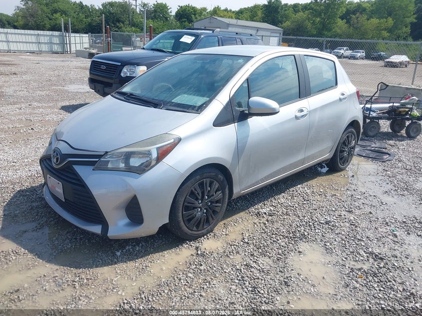 Vin: vnkktud32fa029781, lot: 46293464, toyota yaris l 20152