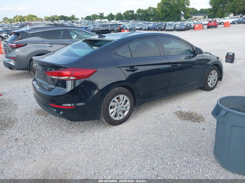 Vin: 5npd74lf2hh100443, lot: 46293497, hyundai elantra se 20174