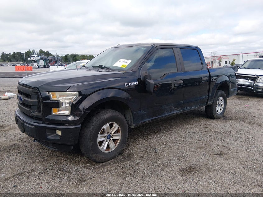 Vin: 1ftew1ef1gfc17183, lot: 46293513, ford f150 supercrew 20162