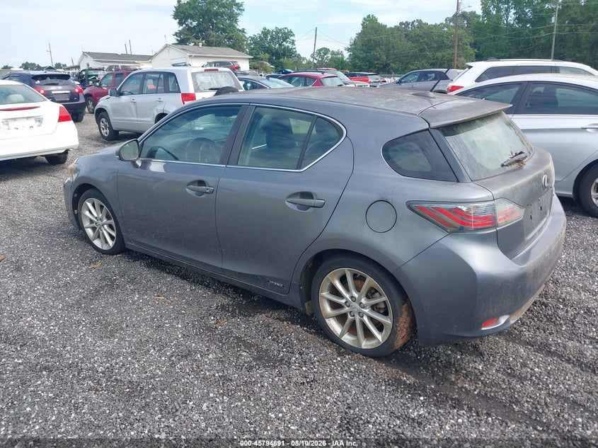 2012 LEXUS CT 200H auction photo 3