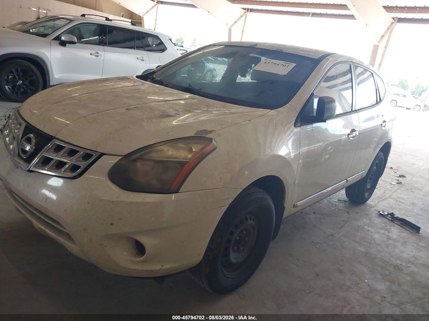 Vin: jn8as5mt6ew615497, lot: 46293533, nissan rogue select s 20142