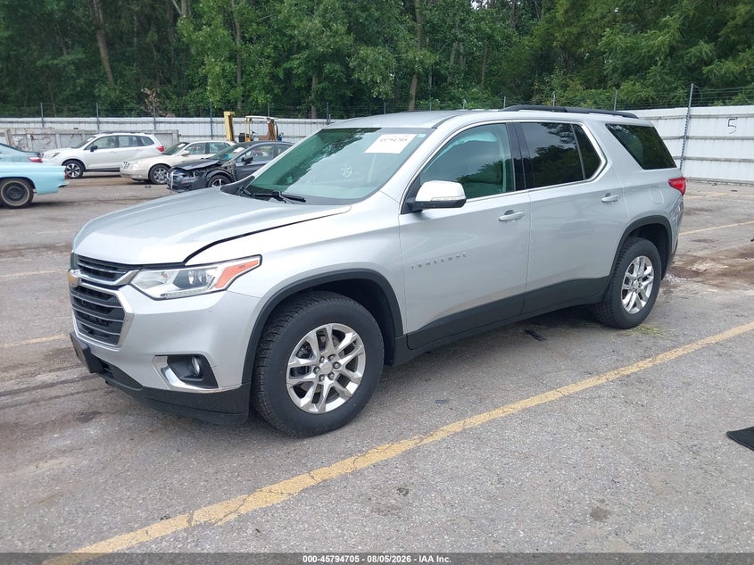 Vin: 1gnermkw9mj188593, lot: 46293536, chevrolet traverse fwd 2fl 20212