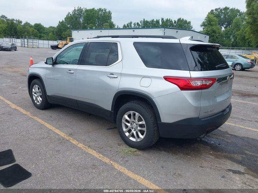 Vin: 1gnermkw9mj188593, lot: 46293536, chevrolet traverse fwd 2fl 20213