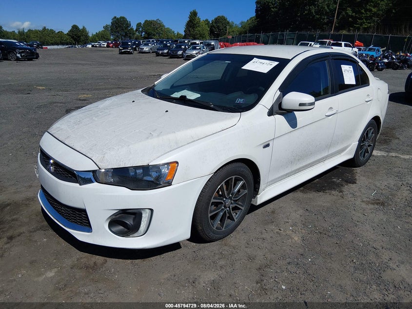 Vin: ja32v2fw9gu002882, lot: 46293560, mitsubishi lancer es/se/sel 20162