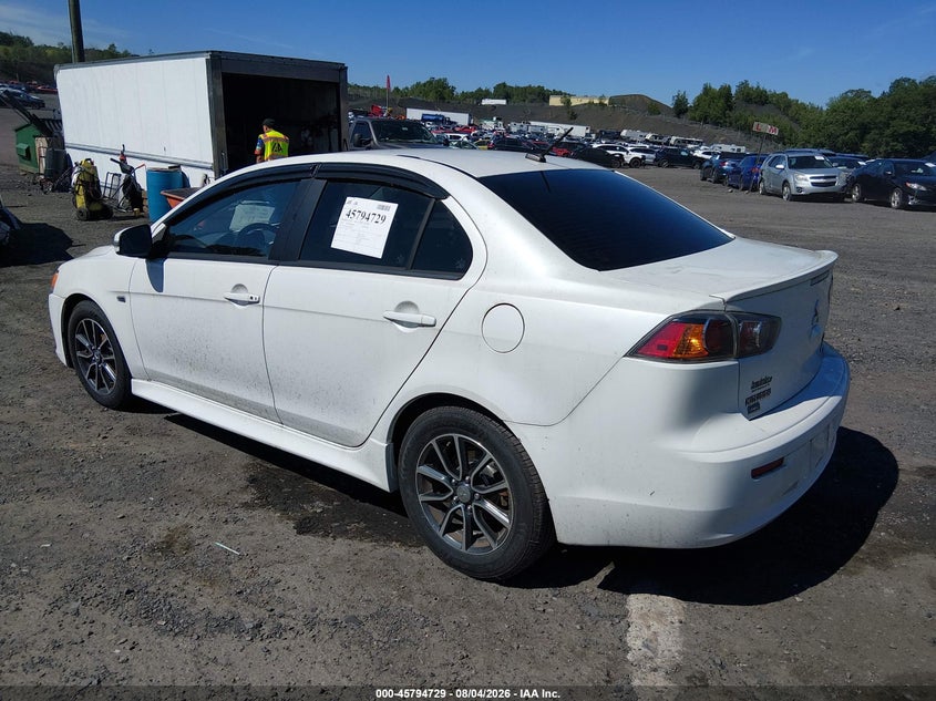 Vin: ja32v2fw9gu002882, lot: 46293560, mitsubishi lancer es/se/sel 20163