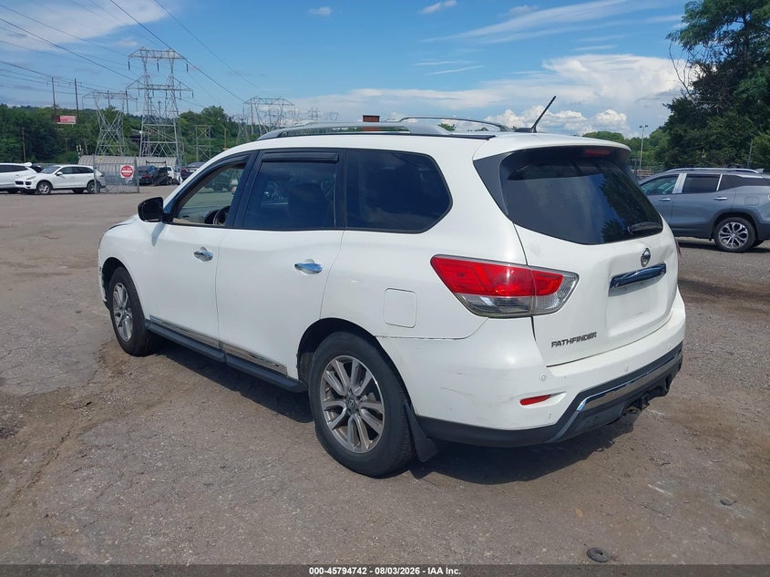 Vin: 5n1ar2mm9dc625015, lot: 46293573, nissan pathfinder sl 20133