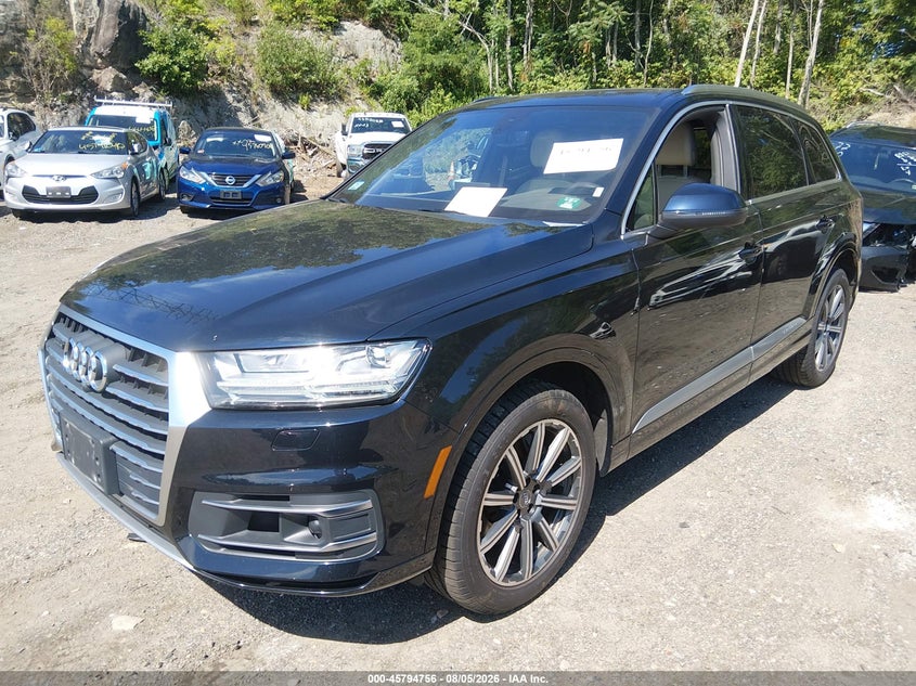 Vin: wa1laaf73hd030502, lot: 46293588, audi q7 3.0t premium 20172