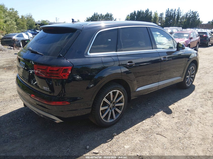 Vin: wa1laaf73hd030502, lot: 46293588, audi q7 3.0t premium 20174