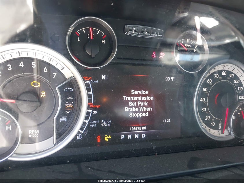 2016 RAM 1500 auction photo 7
