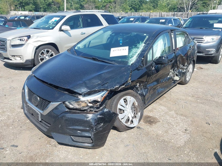 Vin: 3n1cn8dvxml810329, lot: 46293615, nissan versa s xtronic cvt 20212