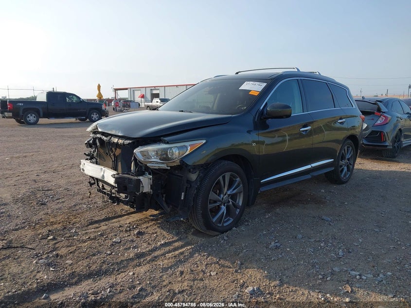 Vin: 5n1al0mm6ec500044, lot: 46293617, infiniti qx60 20142