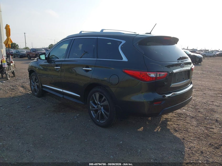 Vin: 5n1al0mm6ec500044, lot: 46293617, infiniti qx60 20143