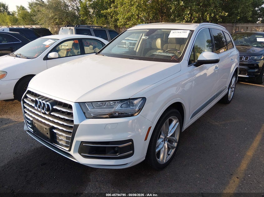 Vin: wa1vaaf75jd053830, lot: 46293626, audi q7 3.0t premium 20182