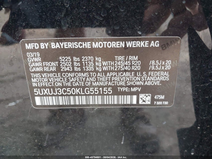 2019 BMW X4 XDRIVE30I · Фото 9