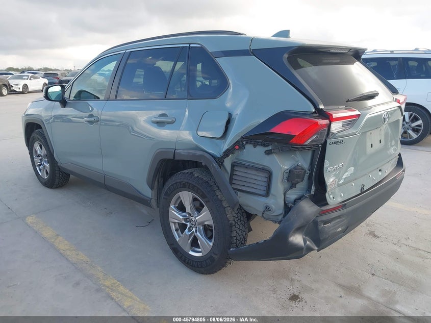 Vin: 2t3w1rfv6pw256390, lot: 46293636, toyota rav4 xle 20233
