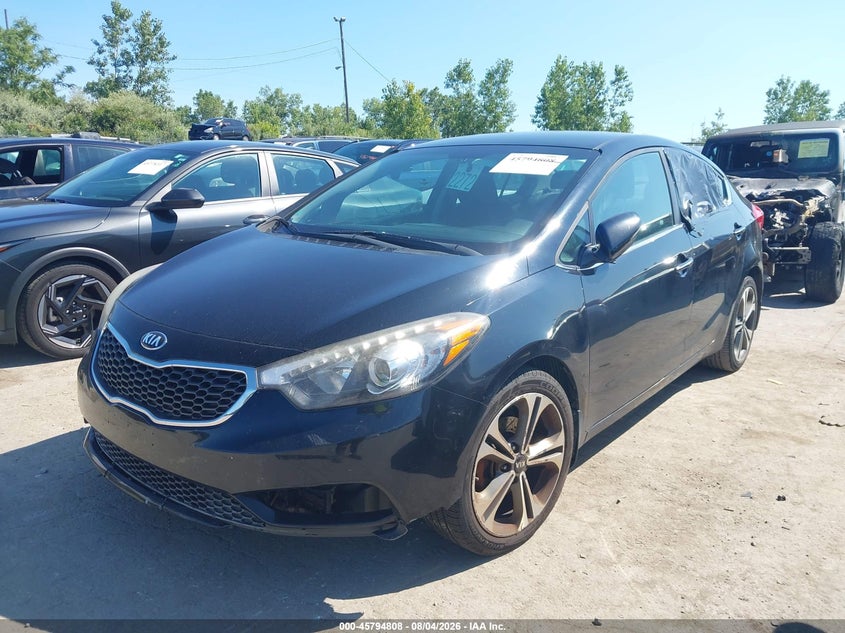 Vin: knafx4a87f5350249, lot: 46293638, kia forte ex 20152