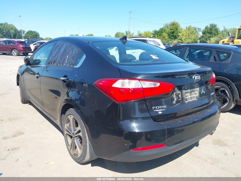 Vin: knafx4a87f5350249, lot: 46293638, kia forte ex 20153