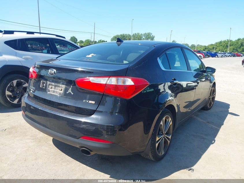 Vin: knafx4a87f5350249, lot: 46293638, kia forte ex 20154