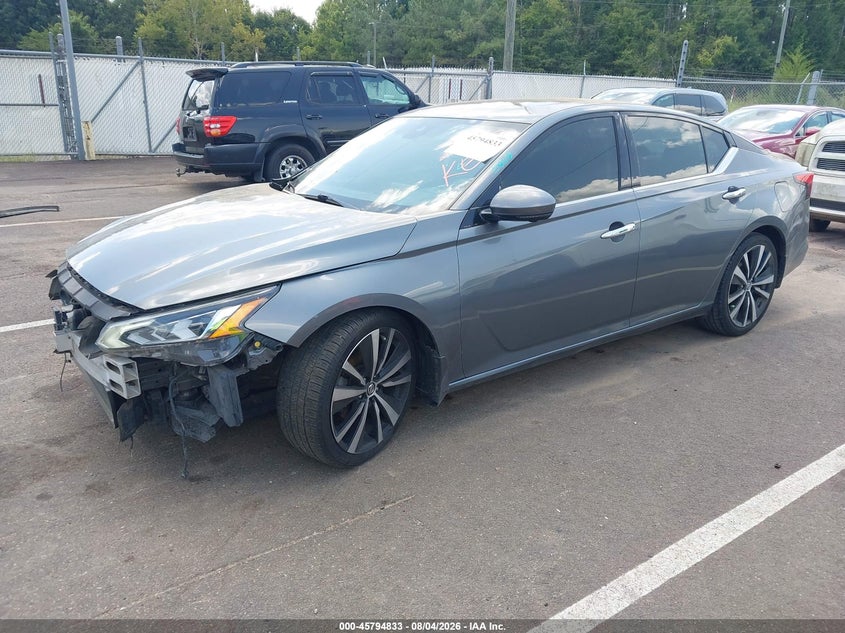 Vin: 1n4bl4fv1kc102442, lot: 46293664, nissan altima 2.5 platinum 20192