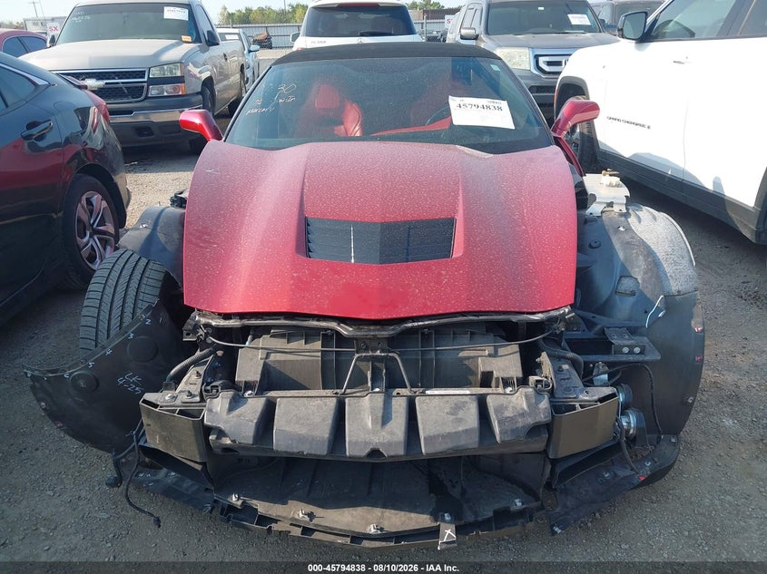 CHEVROLET CORVETTE STINGRAY 2014 VIN 1G1YM3D74E5124159