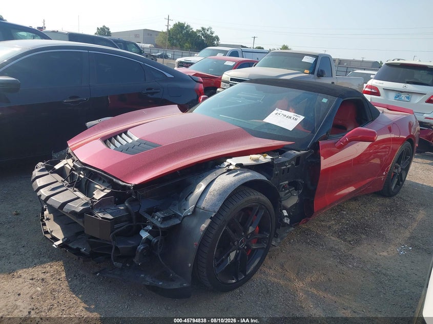 CHEVROLET CORVETTE STINGRAY 2014 VIN 1G1YM3D74E5124159
