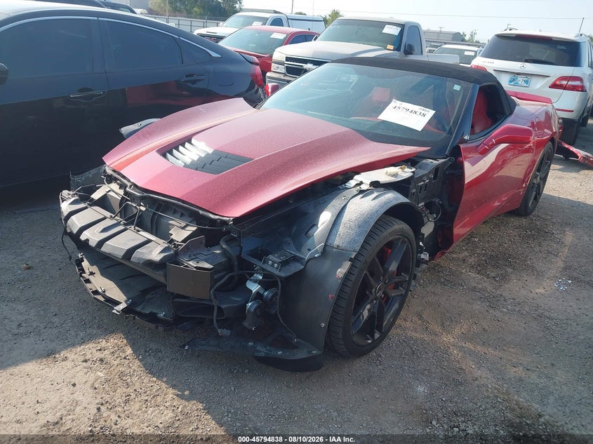2014 CHEVROLET CORVETTE STINGRAY auction photo 2