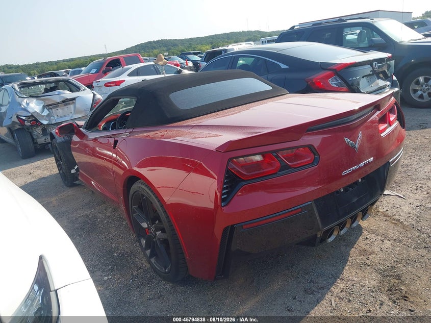 2014 CHEVROLET CORVETTE STINGRAY auction photo 3