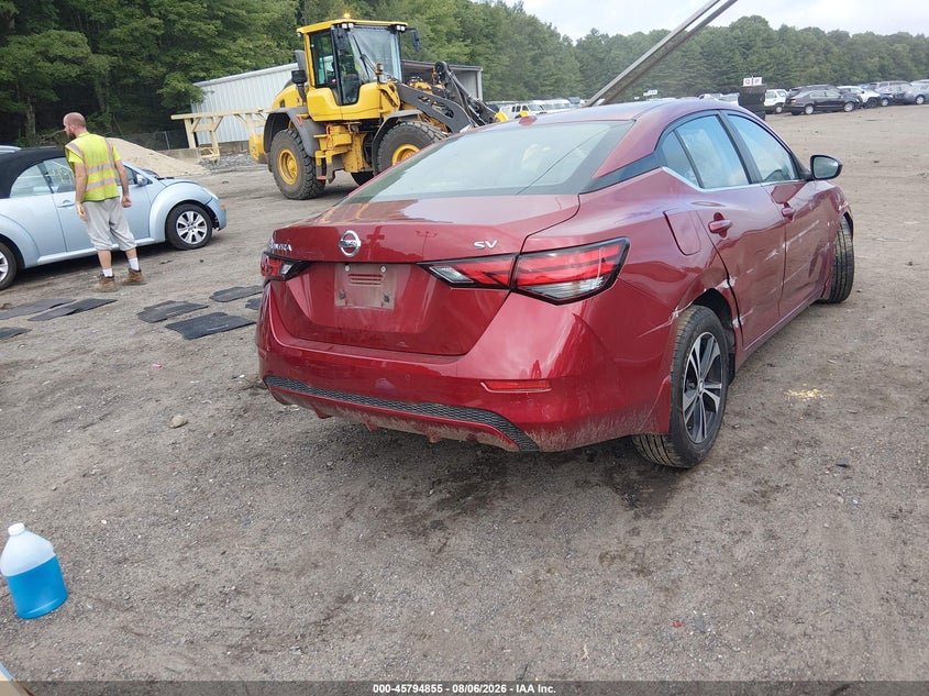 Vin: 3n1ab8cv6my252001, lot: 46293686, nissan sentra sv xtronic cvt 20214