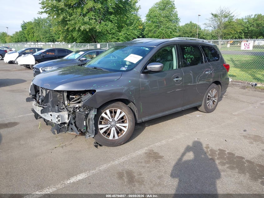Vin: 5n1dr2mmxhc603673, lot: 46293688, nissan pathfinder platinum/s/sl/sv 20172