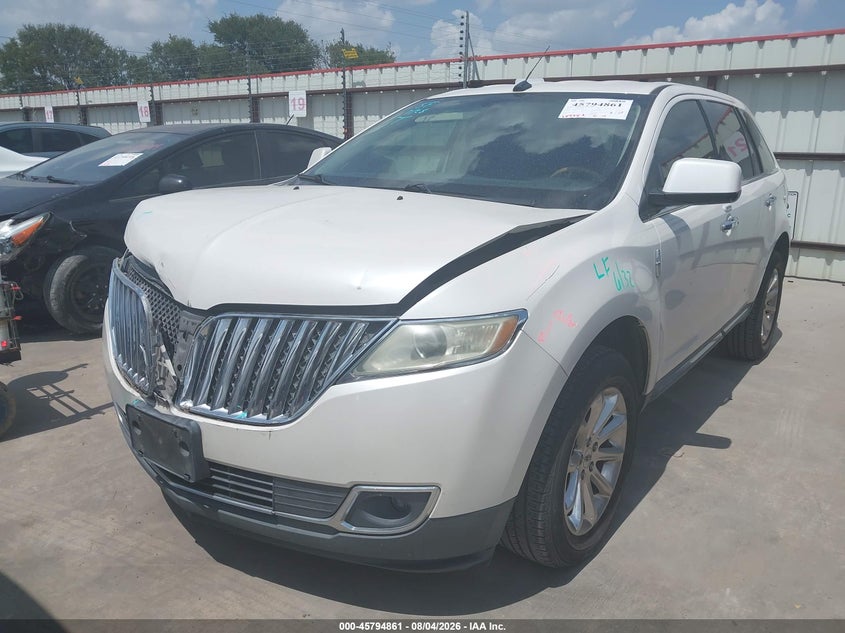 Vin: 2lmdj6jk3bbj14688, lot: 46293692, lincoln mkx 20112