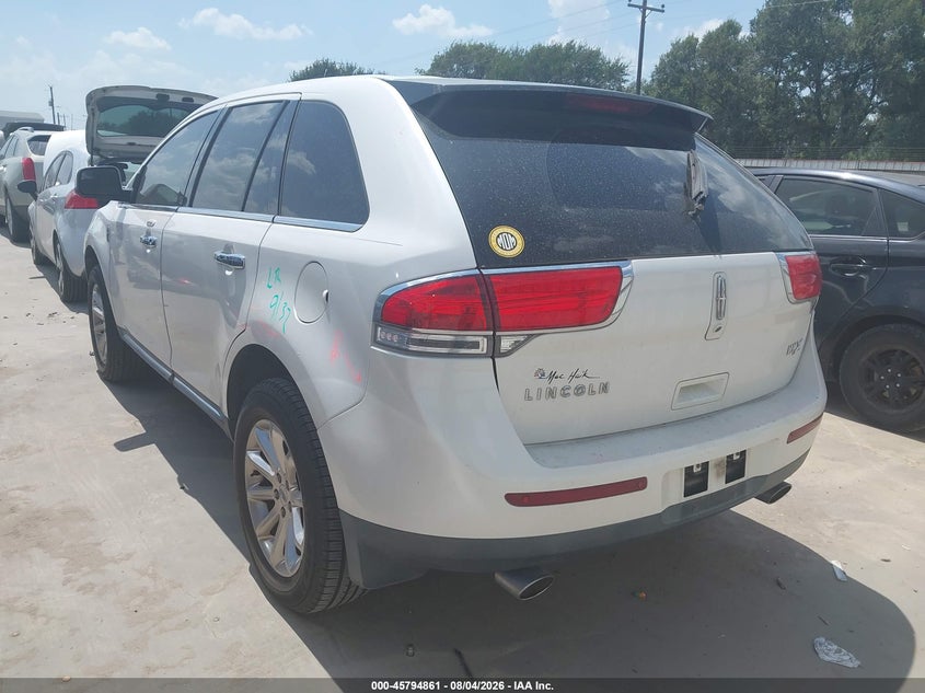 Vin: 2lmdj6jk3bbj14688, lot: 46293692, lincoln mkx 20113